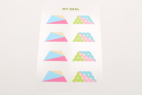 geometry trapezoid stickers
