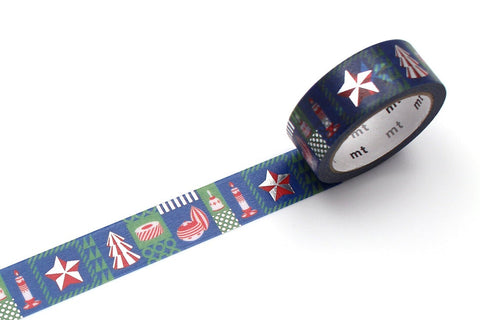 Foil-Stamped Christmas Geometry