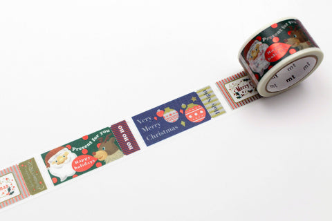 Foil-Stamped Christmas Tickets