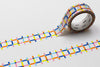colorful gingham check