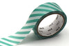 dot stripe emerald green