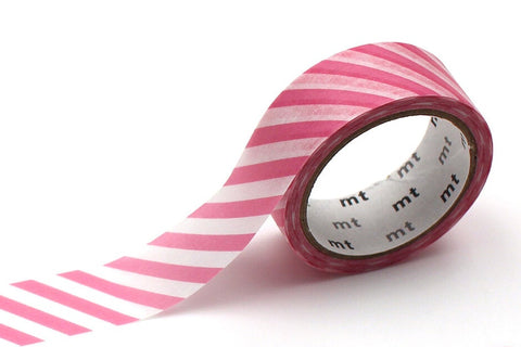dot stripe aurora pink
