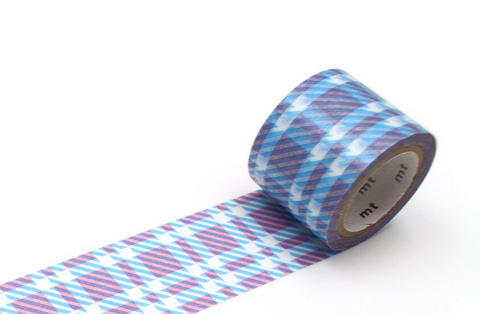 Double side printed tape 'tartan check'