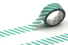 stripe emerald green